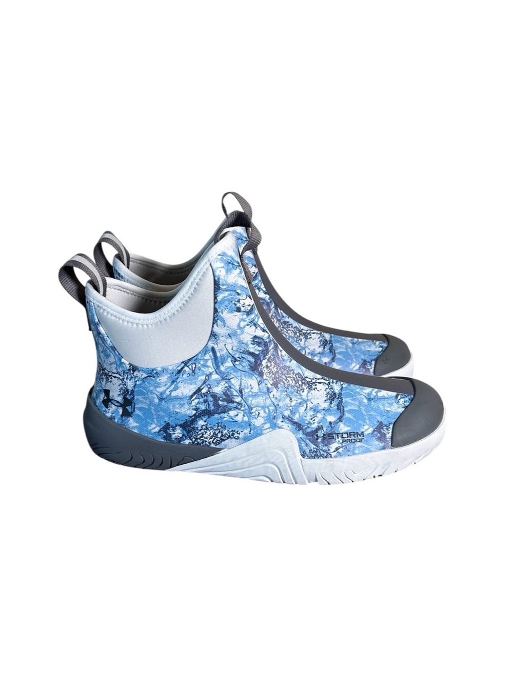 Under Armour Men’s Shoreman Water camo Print Fishing Ankle Deck Boots,Size 13